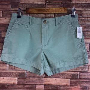 NWT Womens Gap Summer Shorts Mid Rise 3” Green Size 0